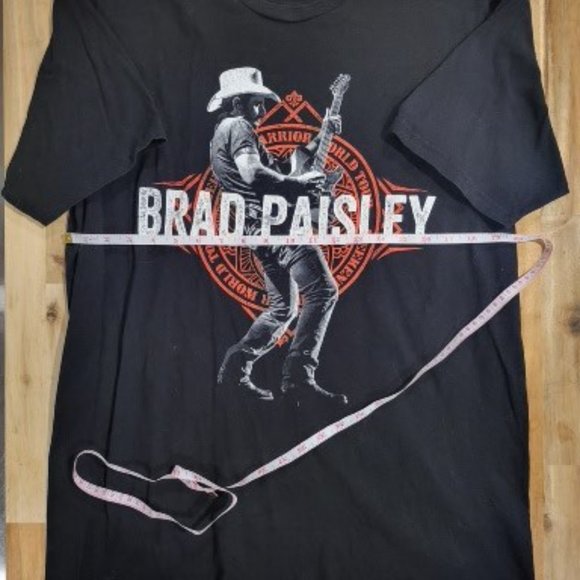 BRAD PAISLEY CONCERT T-Shirt WEEKEND WARRIOR TOUR MEDIUM - Picture 4 of 5